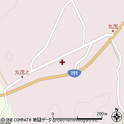 島根県益田市美都町丸茂1123周辺の地図
