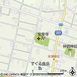 静岡県浜松市中央区米津町1965周辺の地図
