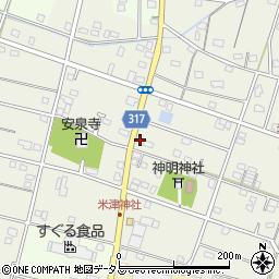静岡県浜松市中央区米津町1660周辺の地図