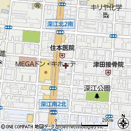 トヨタカローラ大阪本社周辺の地図