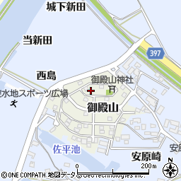 愛知県田原市御殿山39周辺の地図