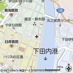 静岡県下田市一丁目22-9周辺の地図