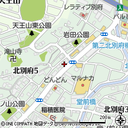 兵庫県神戸市西区北別府5丁目24-3周辺の地図