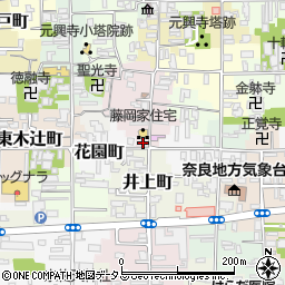 奈良県奈良市元興寺町2周辺の地図