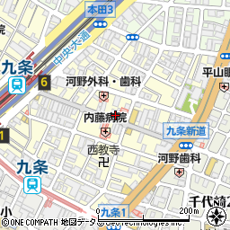 串の千本桜 ナインモール九条店周辺の地図