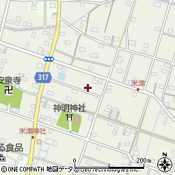 静岡県浜松市中央区米津町1675周辺の地図