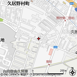 三重県津市久居野村町332-6周辺の地図