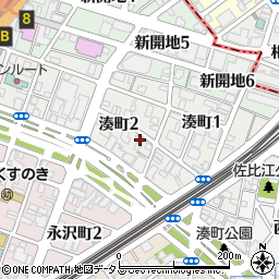 兵庫県神戸市兵庫区湊町周辺の地図