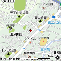 兵庫県神戸市西区北別府5丁目25-6周辺の地図