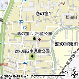 奈良県奈良市恋の窪2丁目4-22周辺の地図