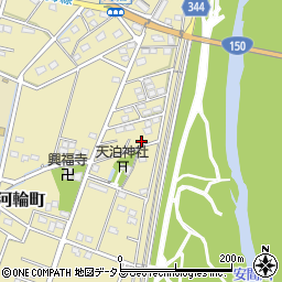 静岡県浜松市中央区河輪町356周辺の地図