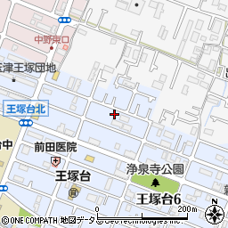 兵庫県神戸市西区王塚台5丁目73周辺の地図