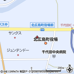 芸北民俗芸能保存伝承館周辺の地図