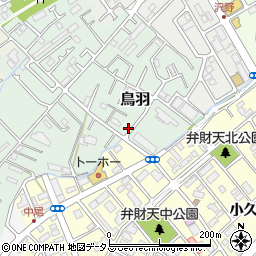 兵庫県明石市鳥羽1504周辺の地図