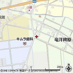 静岡県磐田市竜洋稗原168周辺の地図