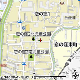 奈良県奈良市恋の窪2丁目4-21周辺の地図