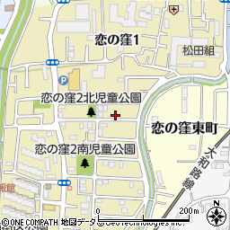 奈良県奈良市恋の窪2丁目4-20周辺の地図