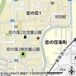 奈良県奈良市恋の窪2丁目4-16周辺の地図