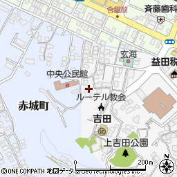 島根県益田市元町19周辺の地図