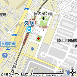久居駅東口防災広場周辺の地図
