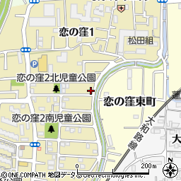 奈良県奈良市恋の窪2丁目4-13周辺の地図