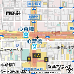 三菱ＵＦＪ銀行クリスタ長堀 ＡＴＭ周辺の地図