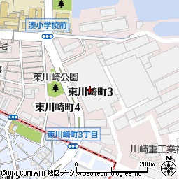 川崎重工業神戸工場事務所周辺の地図