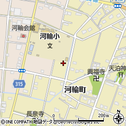 静岡県浜松市中央区河輪町228周辺の地図