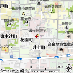 奈良県奈良市元興寺町3周辺の地図