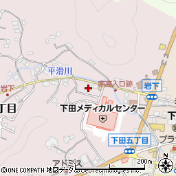 静岡県下田市六丁目8周辺の地図