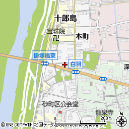 静岡県磐田市本町1078周辺の地図