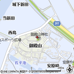 愛知県田原市御殿山33周辺の地図