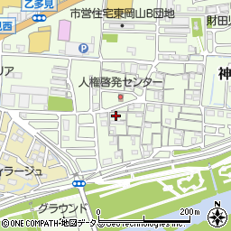岡山県岡山市中区神下285周辺の地図