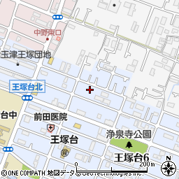 兵庫県神戸市西区王塚台5丁目72周辺の地図