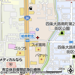 奈良県奈良市大安寺町周辺の地図
