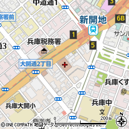 ゆうちょ銀行兵庫店 ＡＴＭ周辺の地図