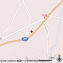 島根県益田市美都町丸茂1076周辺の地図