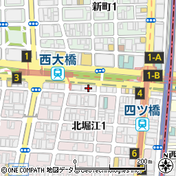 八光心斎橋ＡＩＲＢｌｄｇ周辺の地図