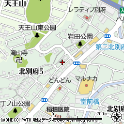 兵庫県神戸市西区北別府5丁目25-8周辺の地図