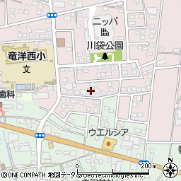 静岡県磐田市川袋1440周辺の地図