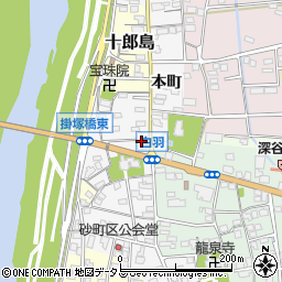 静岡県磐田市本町925-2周辺の地図