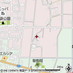 静岡県磐田市川袋1265-1周辺の地図
