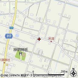 静岡県浜松市中央区米津町1679周辺の地図