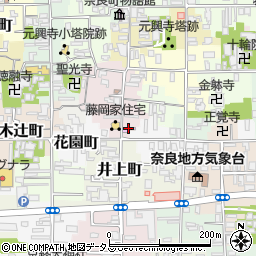 奈良町格子の家周辺の地図