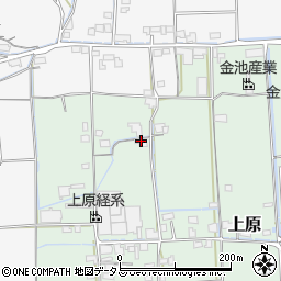 岡山県総社市上原129周辺の地図