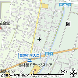 静岡県磐田市岡764-5周辺の地図