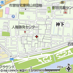 岡山県岡山市中区神下324周辺の地図