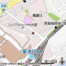 関西油送周辺の地図