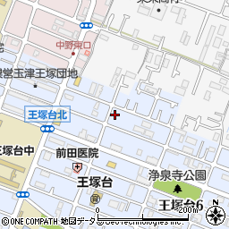 兵庫県神戸市西区王塚台5丁目71周辺の地図