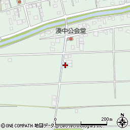 静岡県袋井市湊1447-1周辺の地図